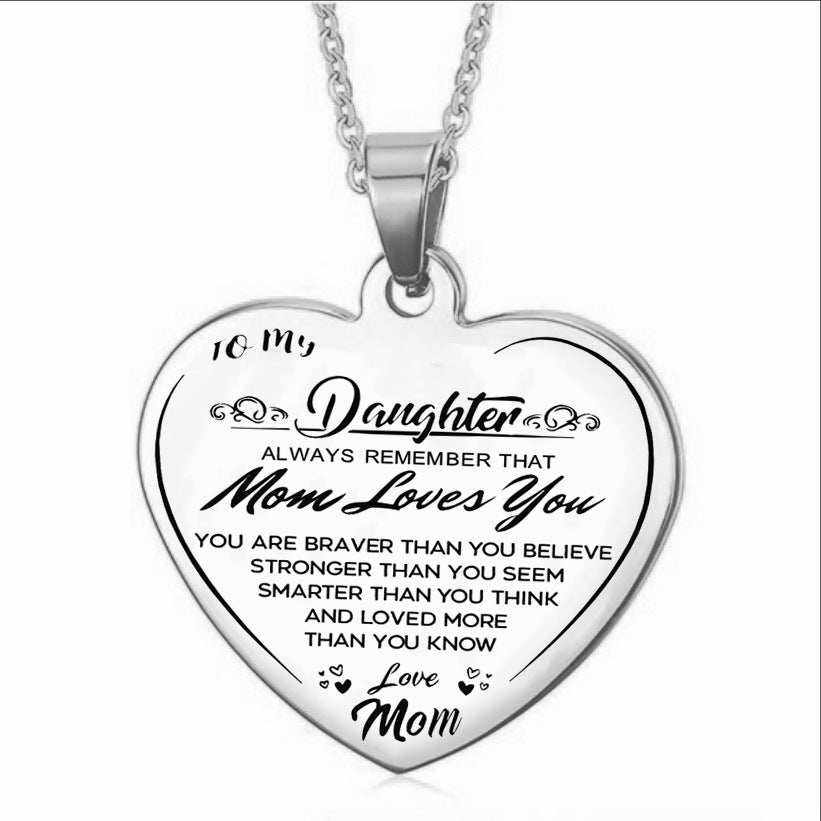 Daughter Pendant Necklace