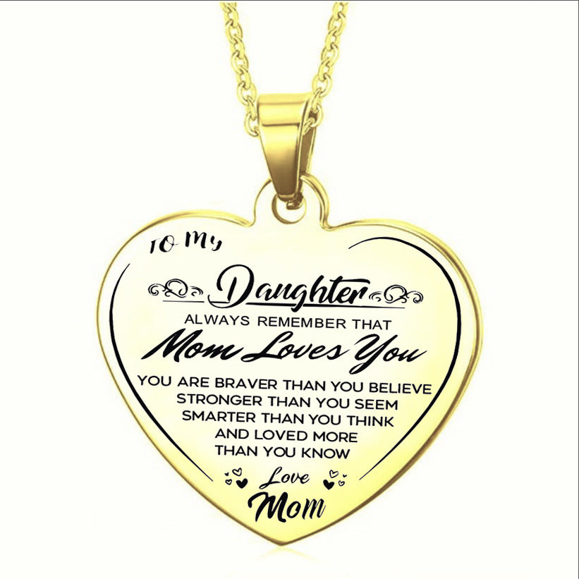 Daughter Pendant Necklace