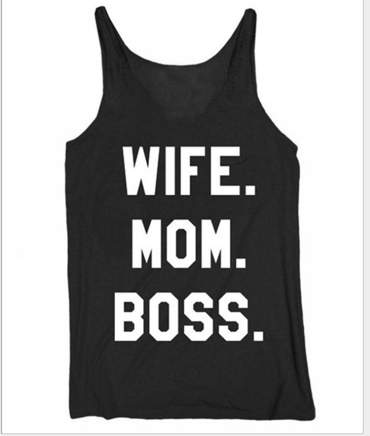 Wife, Mom, Boss Tank
