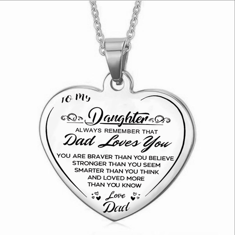 Daughter Pendant Necklace