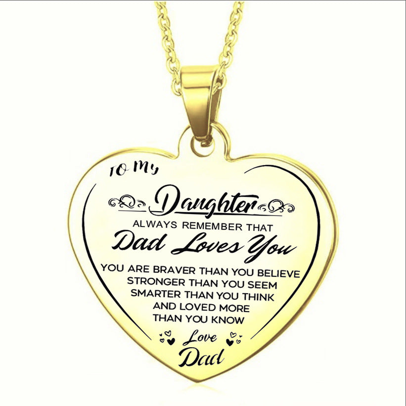 Daughter Pendant Necklace