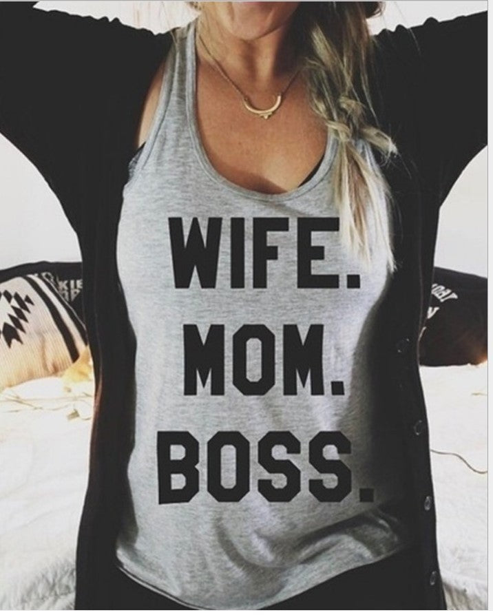 Wife, Mom, Boss Tank